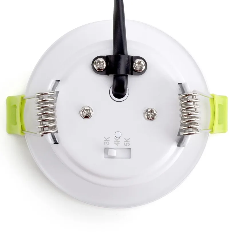 inbouwspot 5W 600lm 38º Instelbare Lichtkleur | zaagmaat 6.5cm | Dimbaar | IP65 | Geen fitting | Warm Wit-Koel Wit-Daglicht | 5 watt | 25.000 Branduren van Integral LED in Wit – productfoto