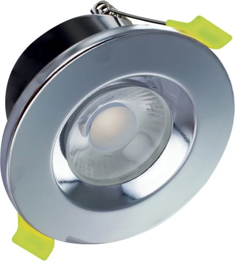 Inbouwspot - 6 watt - 3000K - 600 lumen - 38° lichthoek - Dimbaar - IP65 de Integral LED en Chrome – photo produit