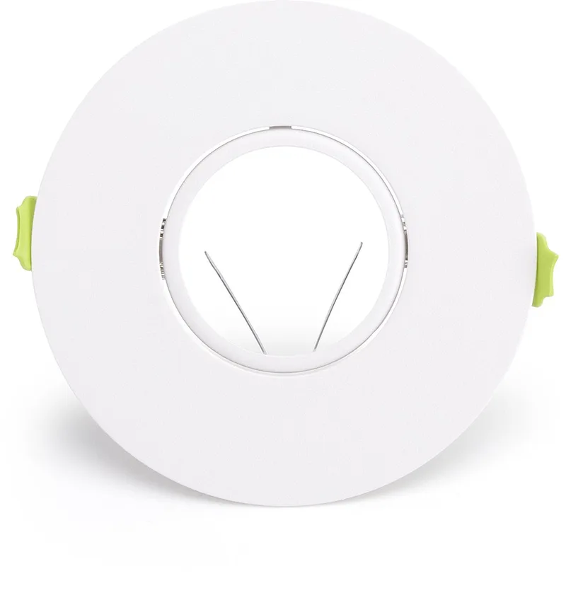 inbouwspot rond kantelbaar | zaagmaat 7-10cm | incl. GU10 fitting excl. lichtbron | GU10 de Integral LED en Blanc – photo produit