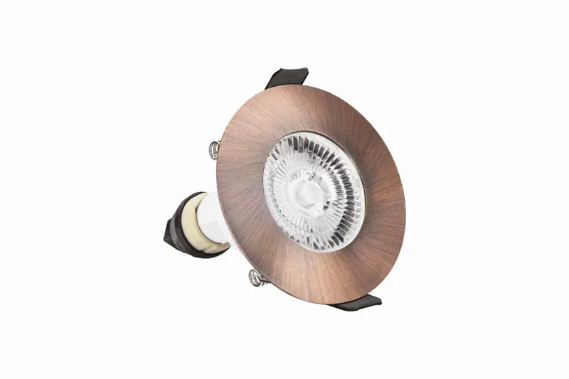 Led Spot Armatuur Koper | IP65 waterbestendig | Incl. GU10 Fitting de Integral LED en Bronze – photo produit