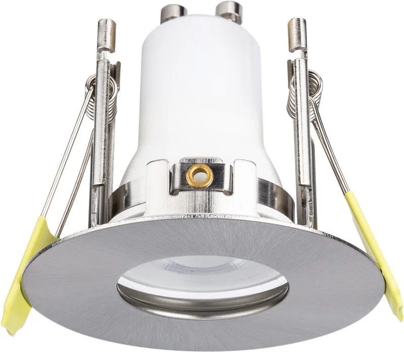 Mine Inbouwspot Satin IP65 | Zaagmaat 4.5cm | Voor MR11 GU4 of PAR11 GU10 Ø3.5cm de Integral LED en Nikkel – photo produit