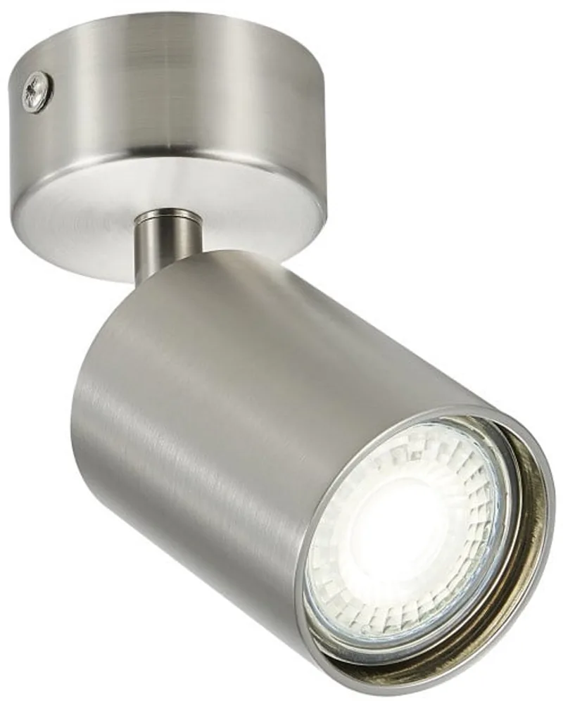Opbouw Spot Siena - 1x GU10 (max 10 watt) - IP20 by Integral LED in Satin Nickel – product photo