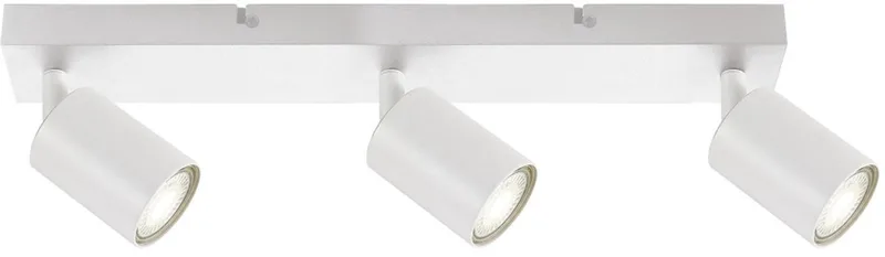 Plafondspot Siena voor 3x GU10 lamp (niet meegeleverd) | 3x GU10 van Integral LED in Mat wit – productfoto 1 van 2