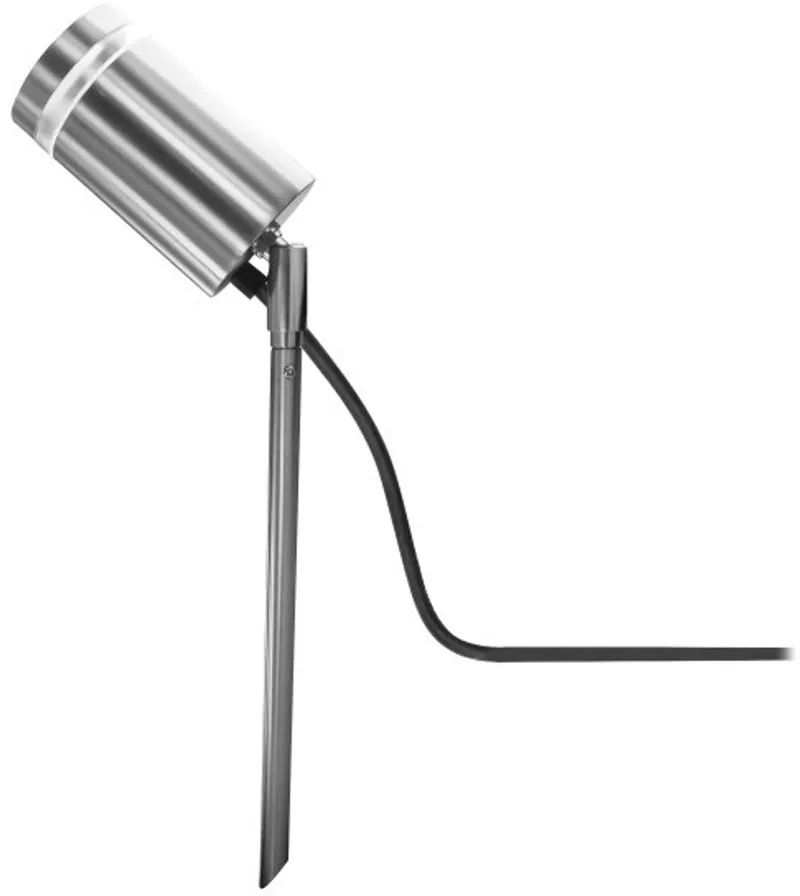prikspot IP65 voor 1x GU10 LED lamp max. 5W (niet inbegrepen) Buitenlamp | GU10 | Max 1x 5W exclusief von Integral LED in Staal – Produktfoto