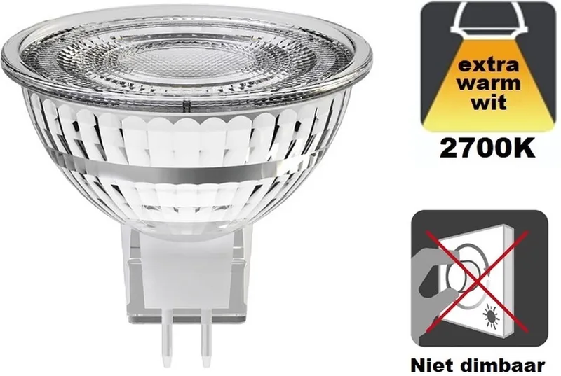 Spot - GU5.3 - 3.4W - Extra Warm Wit - 2700K van Integral LED – productfoto