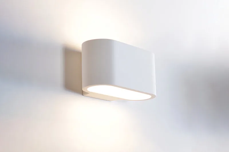 wandlamp Chania decoratief overschilderbaar voor 1x G9 lichtbron | G9 de Integral LED en Gips – photo produit