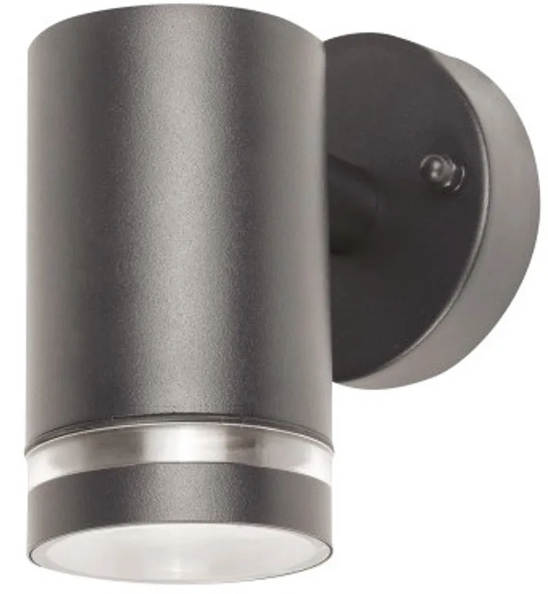wandlamp IP65 voor 1x GU10 LED lamp (niet inbegrepen) Buitenlamp | GU10 | Max 1x 5W exclusief de Integral LED en Anthracite – photo produit