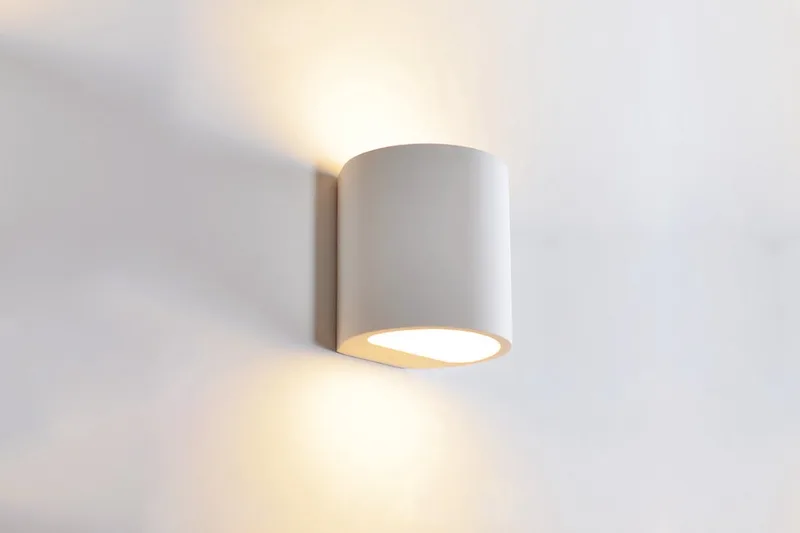 wandlamp Larissa decoratief overschilderbaar voor 1x G9 lichtbron | G9 by Integral LED in Gips – product photo