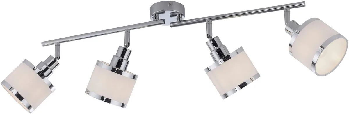 Deckenleuchte ACCOR, ohne Leuchtmittel, geeignet für E14 Leuchtmittel von Just Light in Silber – Produktfoto