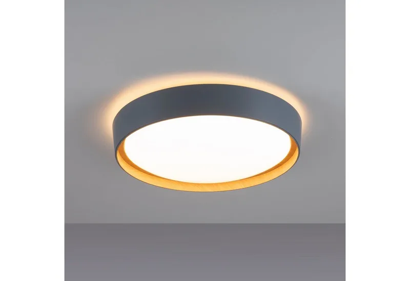 Deckenleuchte EMILIA, LED fest integriert, Warmweiß, LED, dimmbar, Switchmo de Just Light en Gris, Argent – photo produit