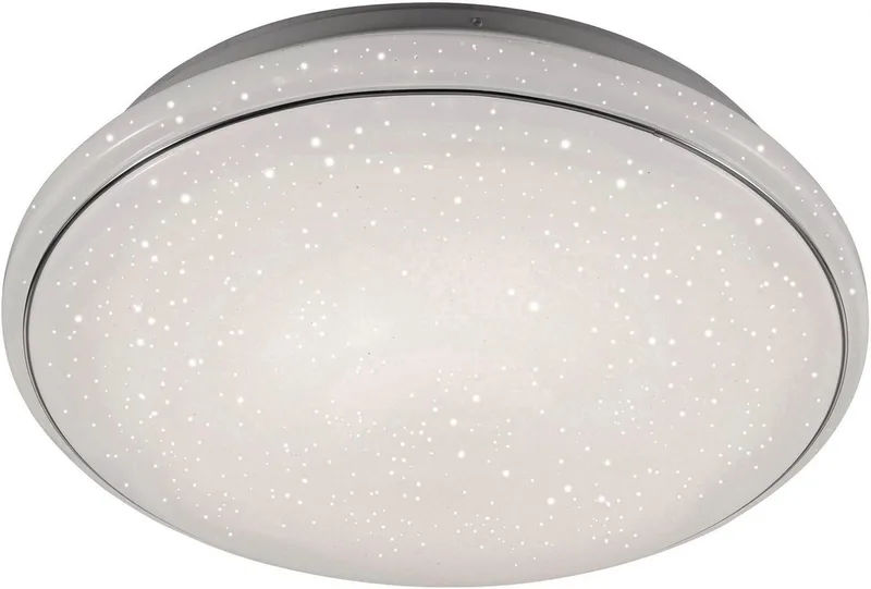 Deckenleuchte JUPITER, Dimmfunktion, mehrere Helligkeitsstufen, LED fest integriert, Neutralweiß, Warmweiß, Tageslichtweiß, 3-Stufen CCT, Farbtemeraturregelung 3000K/4000K/5000K fra Just Light i Hvid – produktbillede