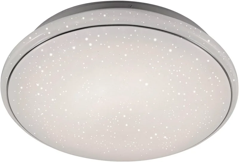 Plafondlamp JUPITER, dimfunctie, geheugenfunctie, meerdere helderheidsniveaus, vast ingebouwde LED, neutraalwit, warmwit, daglichtwit, CCT, dimbaar via afstandsbediening, Ø 59 cm van Just Light in Wit – productfoto