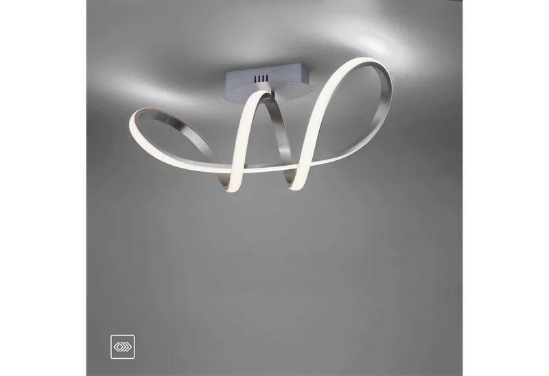 Plafondlamp MARIA, LED vast geïntegreerd, warmwit, LED, dimbaar, Switchmo van Just Light in Zilver – productfoto