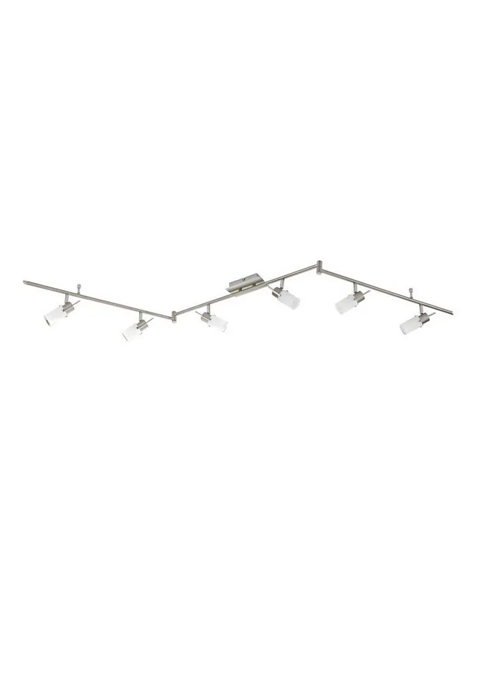 Deckenleuchte MAX LED, Leuchtmittel wechselbar, Warmweiß, wechselbares LED Leuchtmittel de Just Light en Argent – photo produit