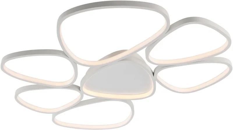 Deckenleuchte PEBBLES, Dimmfunktion, LED fest integriert, Warmweiß, LED, dimmbar, Switchmo, Memory, nach Trennung vom Netz van Just Light in Wit – productfoto