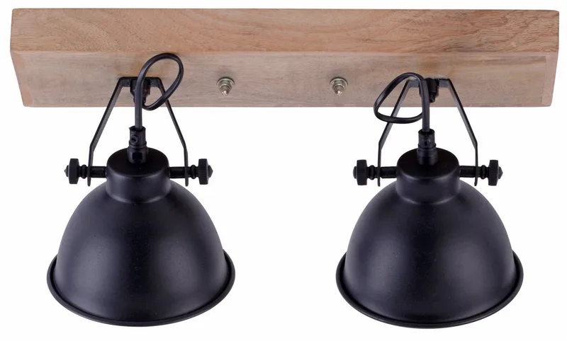 Deckenleuchte SAMIA, ohne Leuchtmittel, Deckenlampe de Just Light en Noir – photo produit