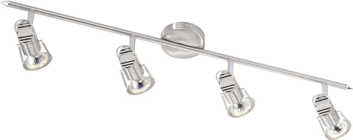 Deckenleuchte, stahl 4xGU10/3W/3000K Innenleuchte, IP20 de Just Light en Argent – photo produit