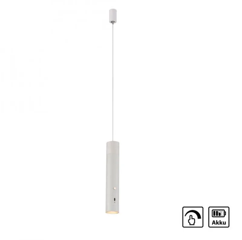 Hanglamp Attach oplaadbaar de Just Light en Blanc – photo produit