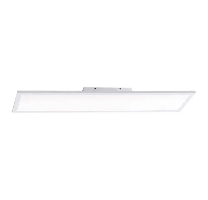 LED Deckenleuchte "Flat" 24 W, CCT Farbwechsel, Fernbedienung, 100x25 cm, Deckenlampe, Wohnzimmer Lampe fra Just Light i Hvid – produktbillede