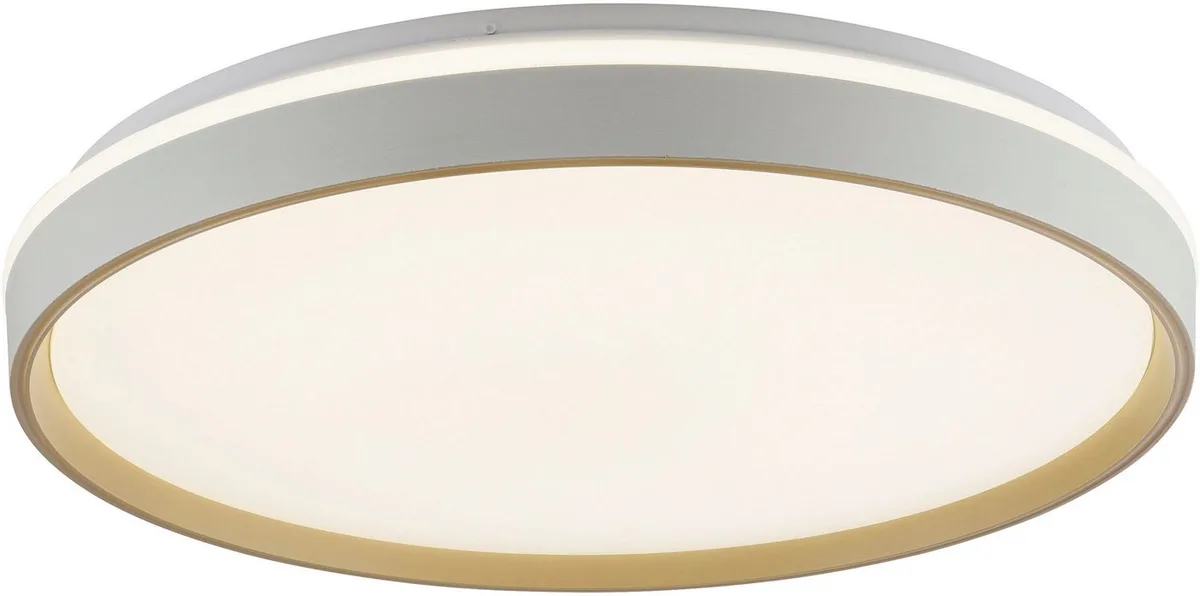 LED Deckenleuchte MIO, CCT - über Fernbedienung, LED fest integriert, warmweiß - kaltweiß, CCT-Farbtemperatursteuerung, Infrarot-FB, Stufenlos dimmbar, Memory de Just Light en Beige – photo produit