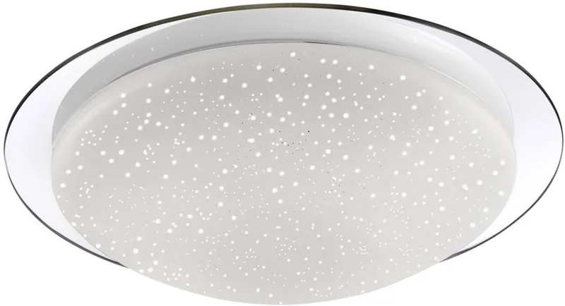 LED-plafondspot van 8 watt met sterrenhemel voor kinderkamers von Just Light in Weiß – Produktfoto
