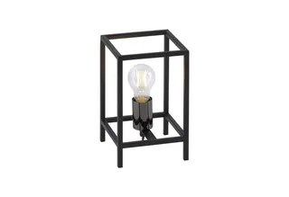 LED Tischleuchte LED Tischlampe FABIO Vintage, 1xE27/60W, Rahmen aus Eisen, inkl. Schnurschalter by Just Light in Black – product photo 3 of 4