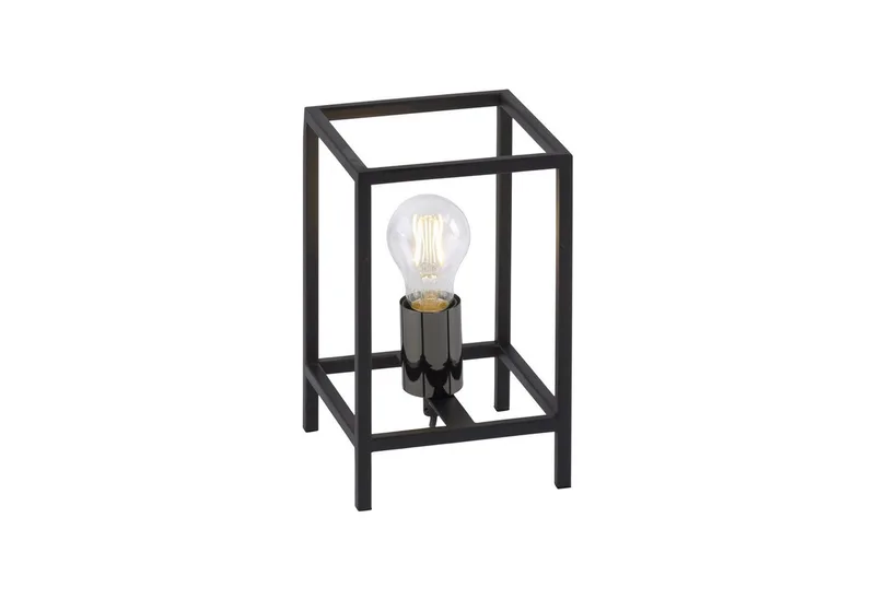 LED Tischleuchte LED Tischlampe FABIO Vintage, 1xE27/60W, Rahmen aus Eisen, inkl. Schnurschalter by Just Light in Black – product photo 3 of 4