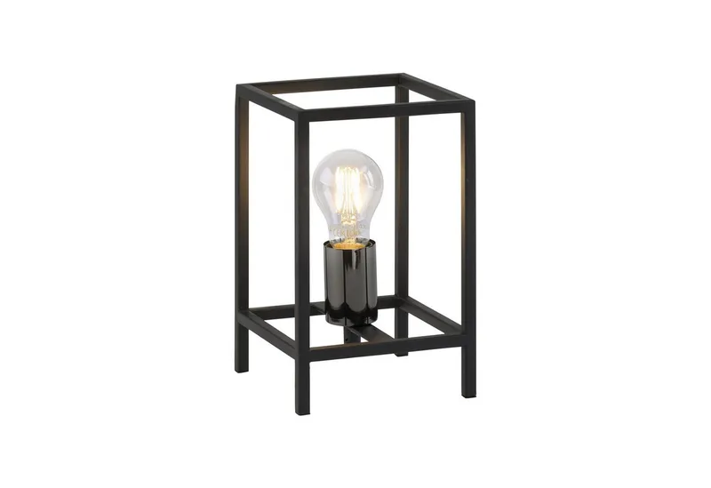 LED Tischleuchte LED Tischlampe FABIO Vintage, 1xE27/60W, Rahmen aus Eisen, inkl. Schnurschalter by Just Light in Black – product photo 1 of 4