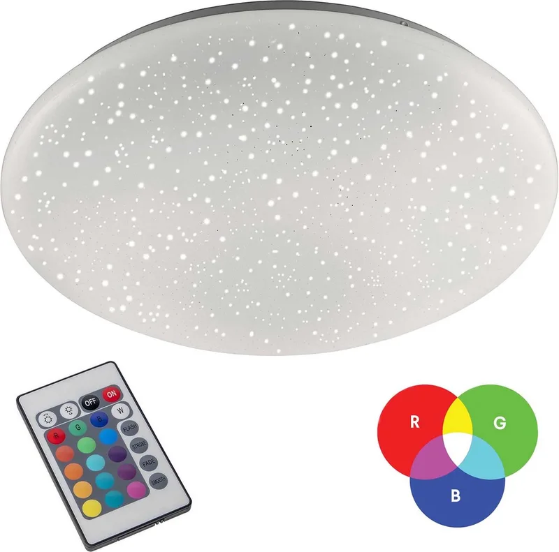 Leuchten Direct Bex Plafondlamp - 1 lichts - Ø 390 mm by Just Light in White – product photo