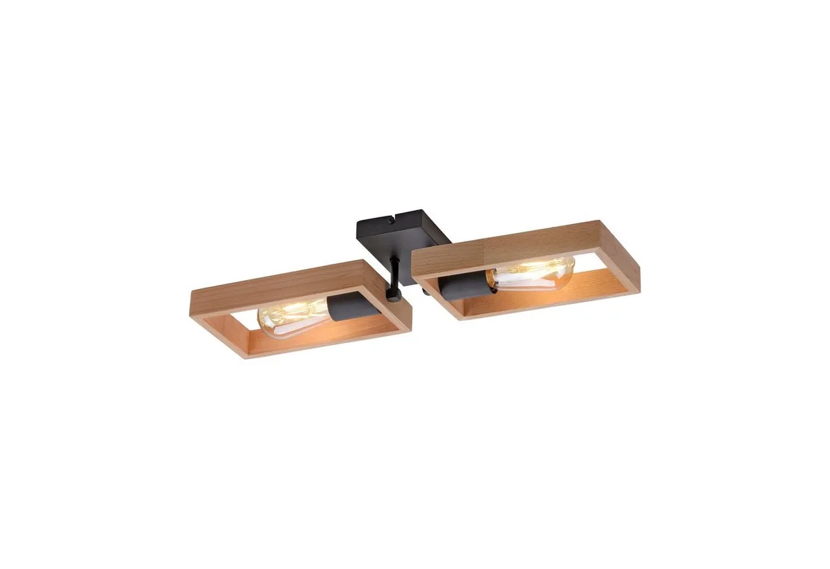 Wandleuchte FRANKY, ohne Leuchtmittel, ExklusiveE27 de Just Light en Noir – photo produit