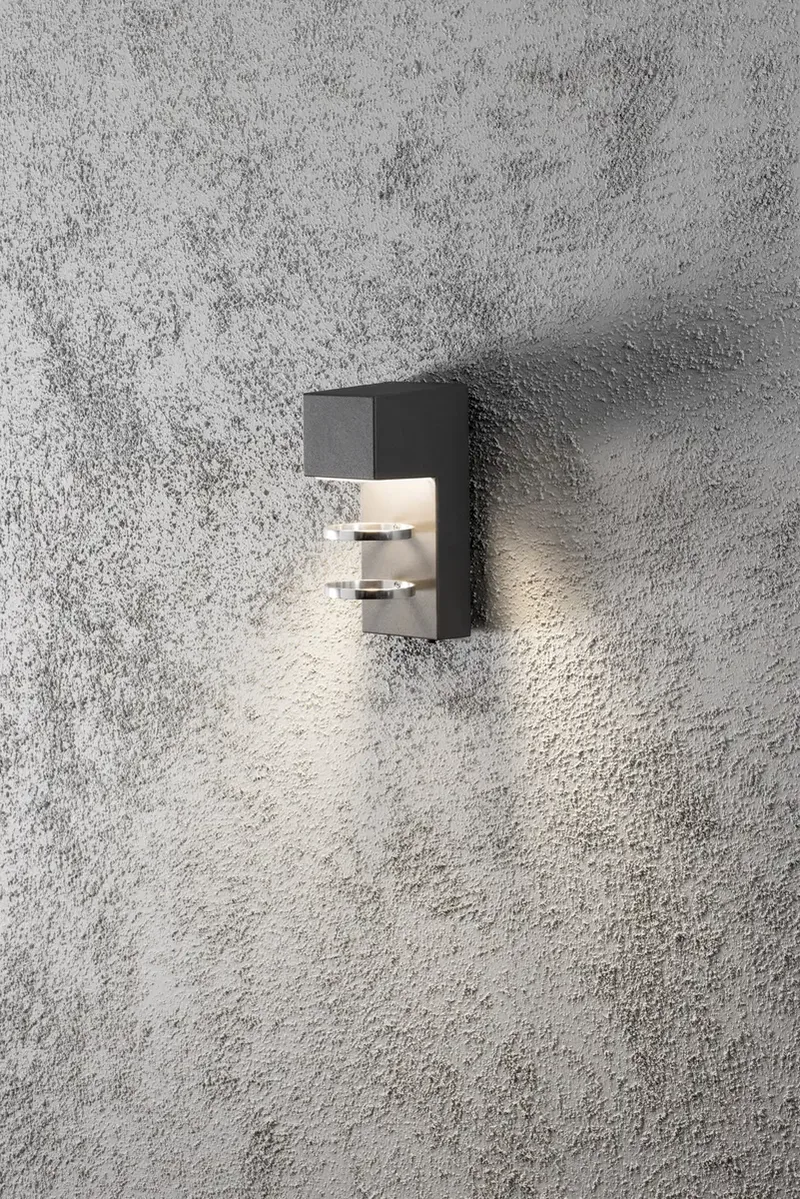 Acerra 7957-370 LED-buitenlamp (wand) Energielabel: G (A - G) LED LED vast ingebouwd 5 W van Konstsmide in Antraciet – productfoto