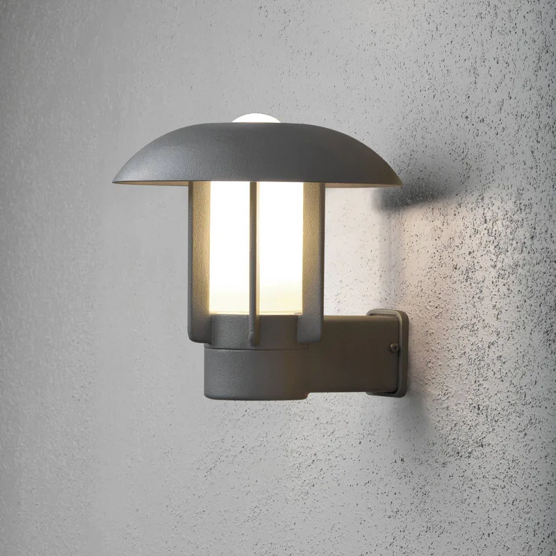Applique murale dextérieur Heimdal Konstsmide 401-312 N/A E27 argent de Konstsmide en Alu, Gris, Zink – photo produit