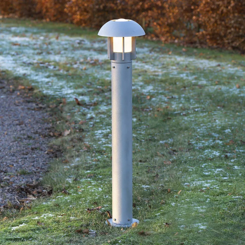 Aluminium padlamp HEIMDAL, zilvergrijs von Konstsmide in Zilvergrijs, Weiß – Produktfoto