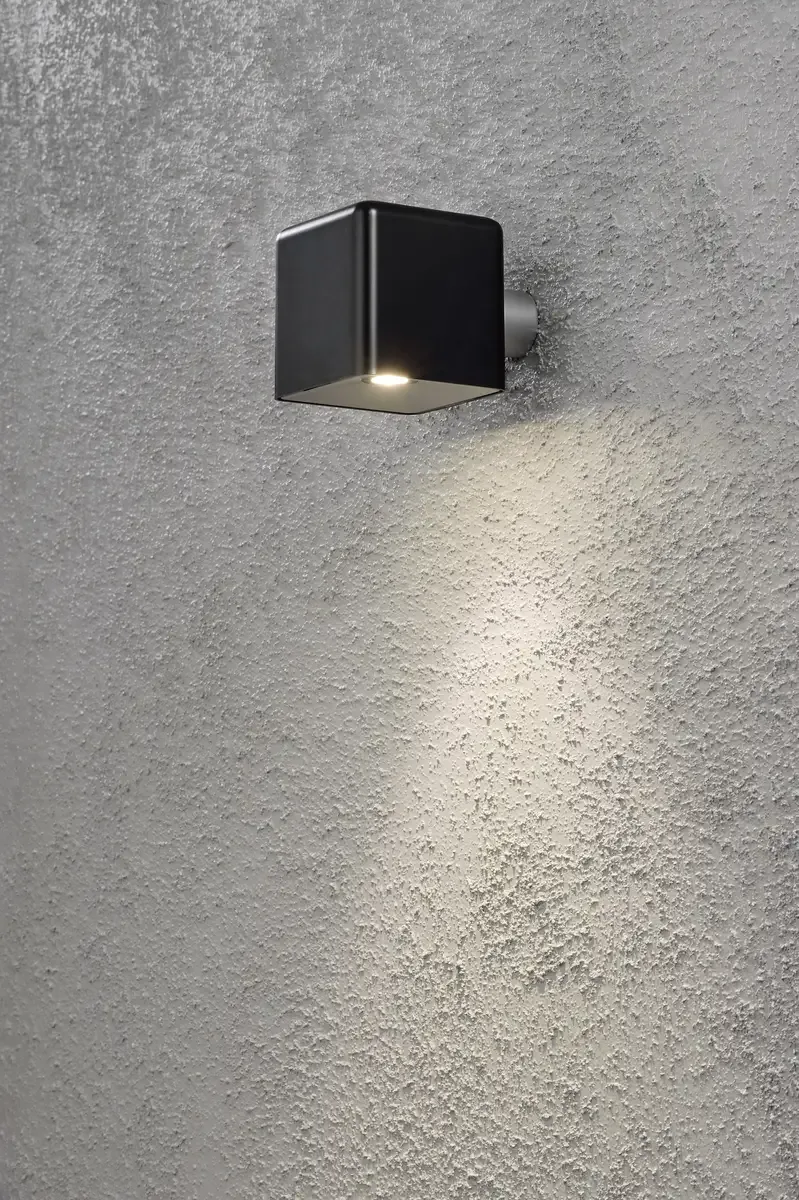 Amalfi Nova 7681-750 LED-buitenlamp (wand) Energielabel: G (A - G) LED LED vast ingebouwd 3 W by Konstsmide in Black – product photo