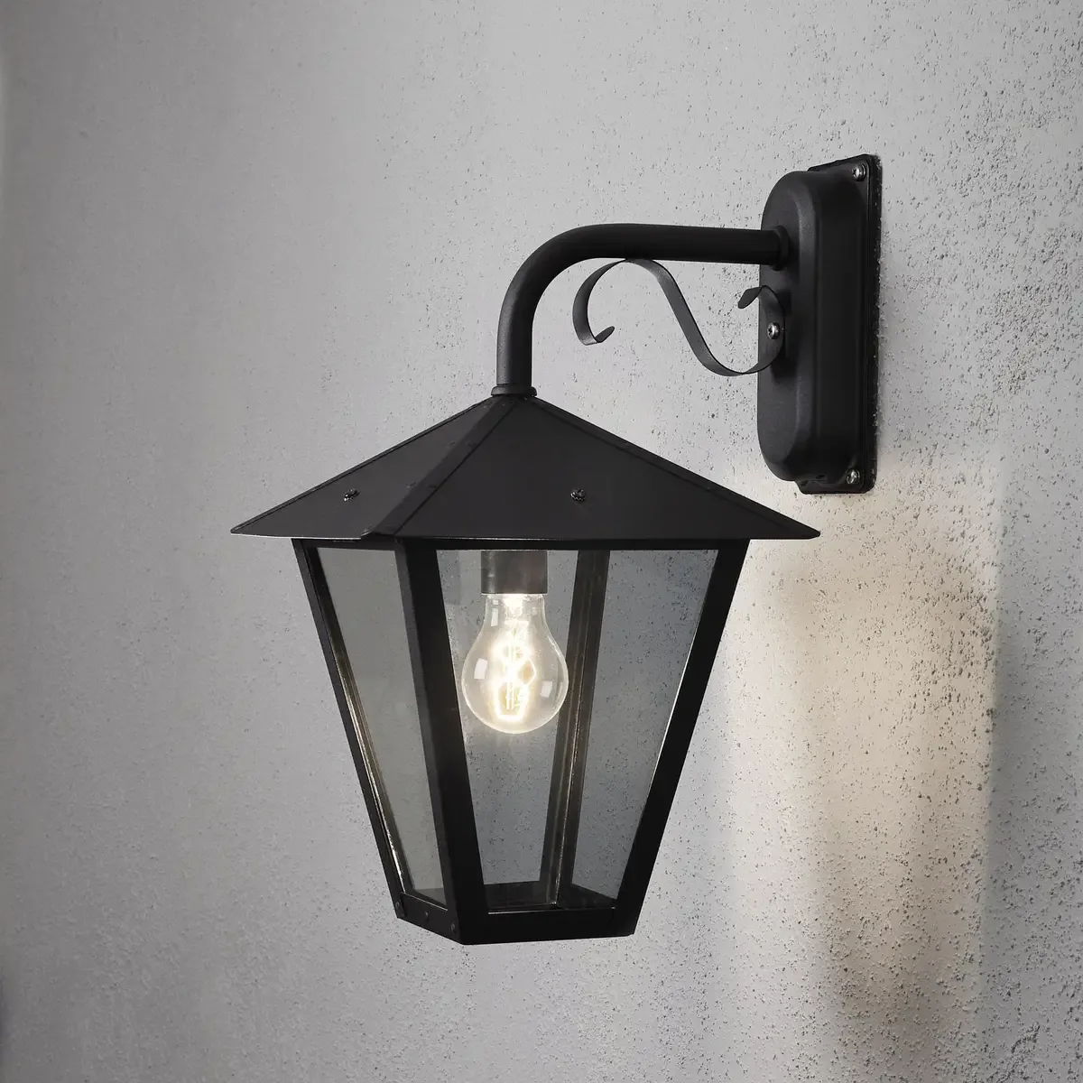 Applique extérieure Konstsmide Benu Down 100 W N/A by Konstsmide in Black – product photo