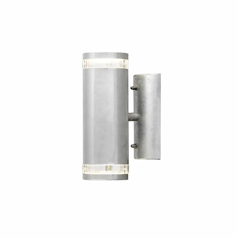 Buiten wandlamp | Buitenlampen | 2 lichts | GU10 | staal | stalen | modern fra Konstsmide – produktbillede 1 af 3
