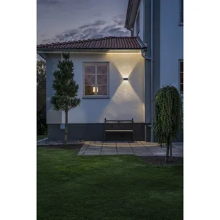 Buiten wandlamp | modern | antraciet | up and down licht | LED | 6 lichtpunten | IP54 | tuin från Konstsmide – produktbild 2 av 3