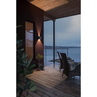 Buiten wandlamp | modern | antraciet | up down | verstelbare lichtbundel | LED | IP54 | tuin fra Konstsmide – produktbillede 2 af 3