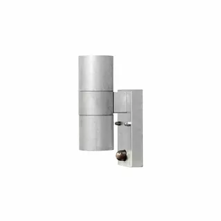 Buitenwandlamp met bewegingssensor | up en down | staal | modern | IP44 | tuin | balkon | entree von Konstsmide – Produktfoto 1 von 3