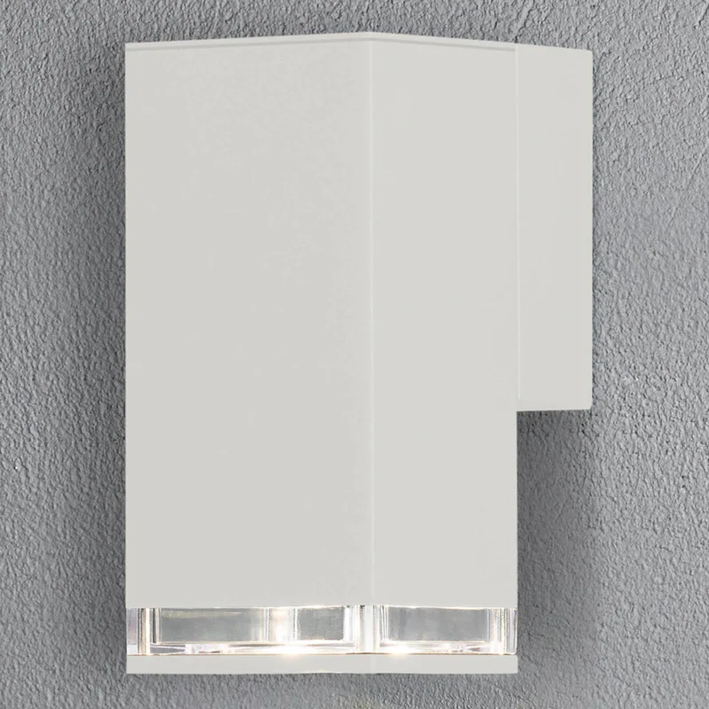 Buitenwandlamp Pollux Downlight 16,5cm de Konstsmide en Blanc – photo produit