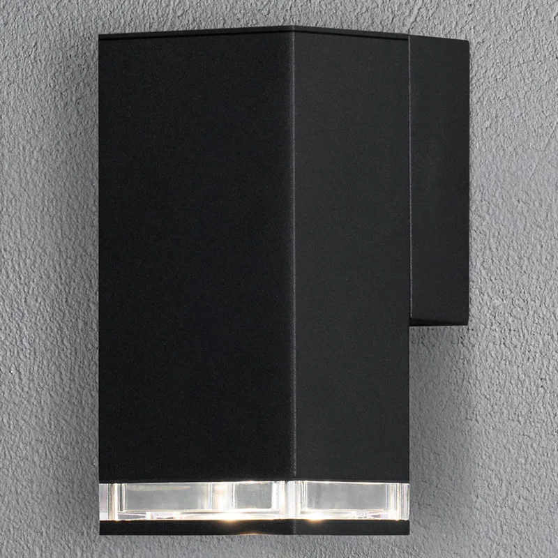 Buitenwandlamp Pollux Downlight 16,5cm von Konstsmide in Schwarz – Produktfoto
