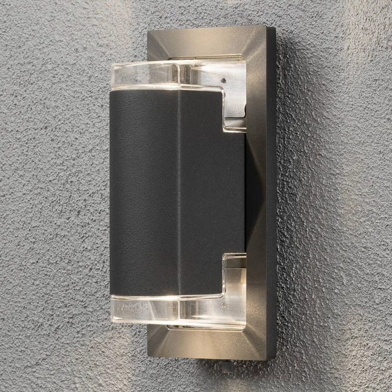 Buitenwandlamp Potenza, Up & Down, antraciet de Konstsmide en Anthracite, Helder – photo produit