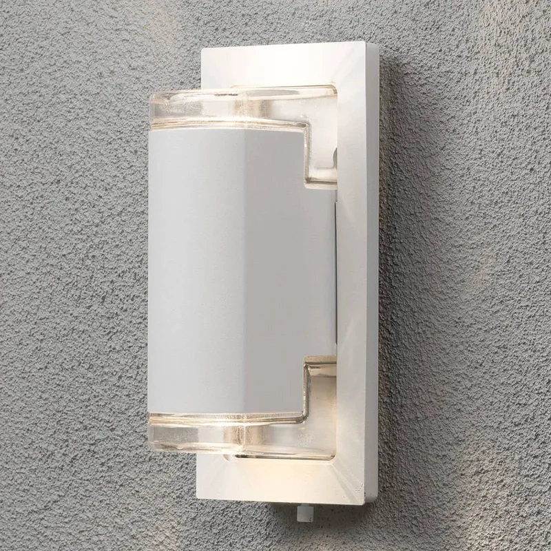 Buitenwandlamp Potenza, Up & Down, wit van Konstsmide in Wit, Helder – productfoto