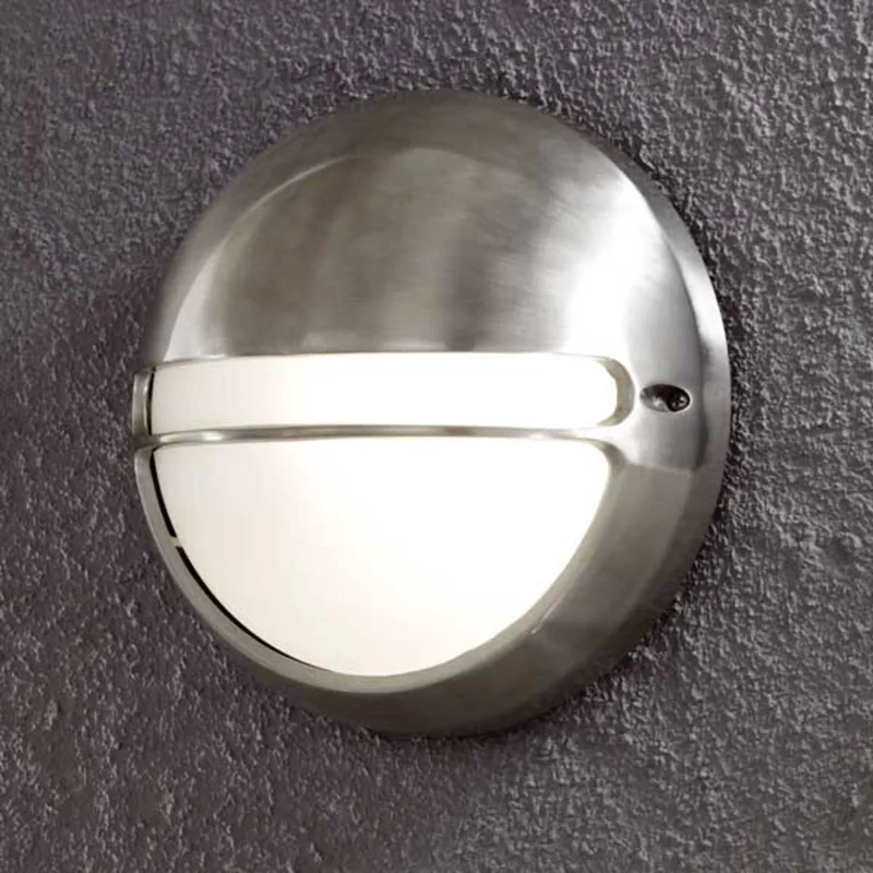Außenwandleuchte Torino in runder Form von Konstsmide in Aluminium, Weiß – Produktfoto