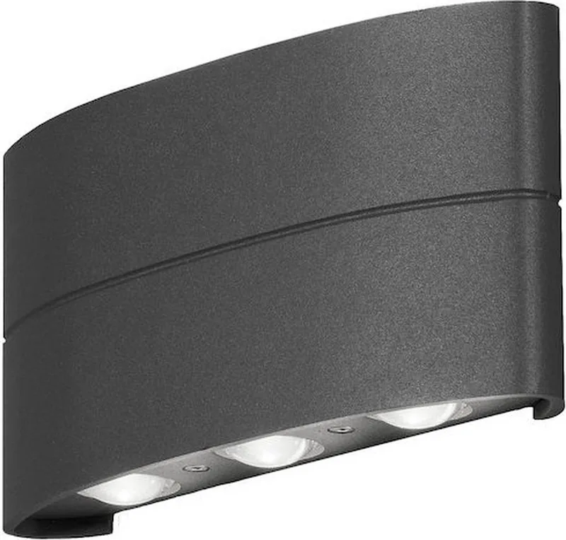 Chieri Spotlamp Buiten - 6-lichts LED - 3000K - IP54 van Konstsmide in Antraciet – productfoto