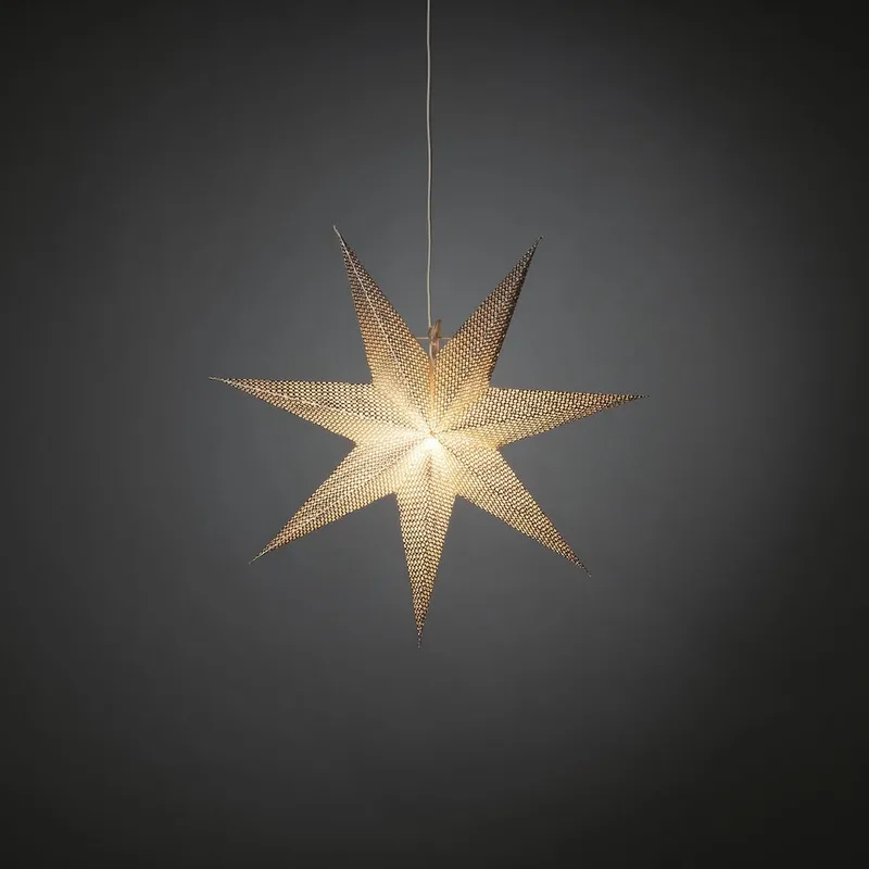 Decoratieverlichting Ster Led 60 Cm Papier de Konstsmide en Argent – photo produit