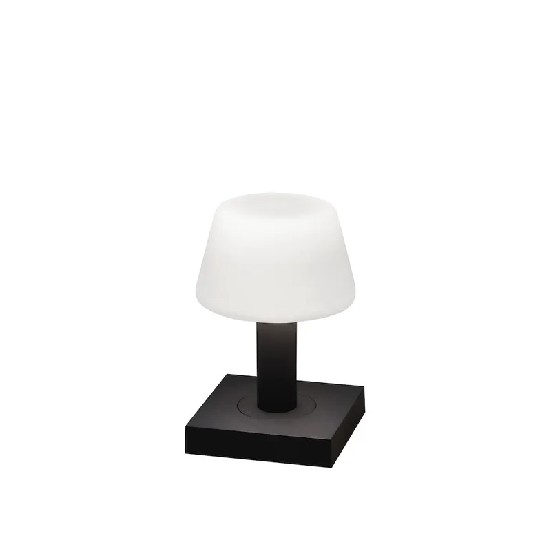 Draadloze tafellamp | modern | wit zwart | USB oplaadbaar | LED | voor binnen en buiten | IP54 från Konstsmide – produktbild 1 av 3