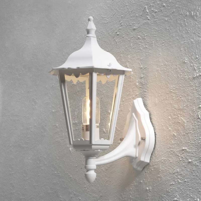 Firenze 7213-250 Außenwandleuchte Energiesparlampe, LED E27 100 W Weiß von Konstsmide in Duidelijk – Produktfoto
