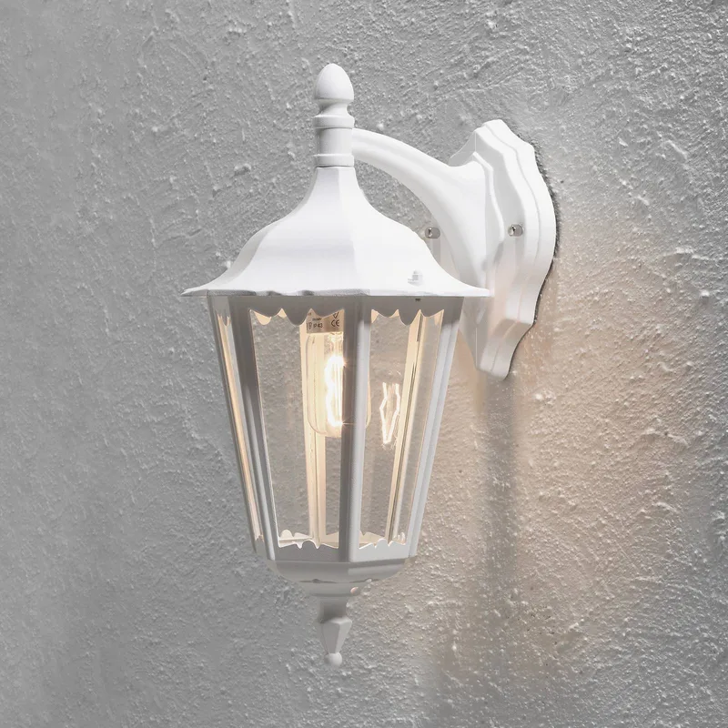 Firenze 7212-250 Außenwandleuchte Energiesparlampe, LED E27 100 W Weiß von Konstsmide in Duidelijk – Produktfoto