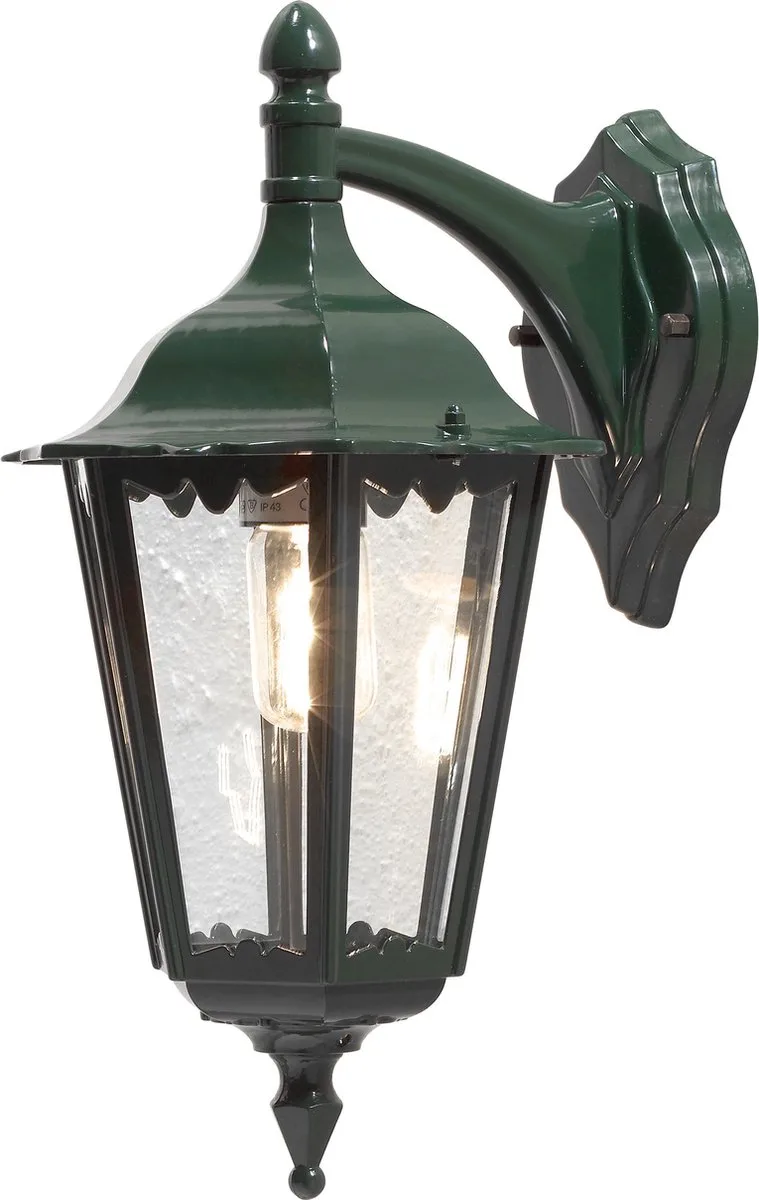 Firenze wandlamp neerwaarts 48cm 230V E27 - groen fra Konstsmide i Groen RAL 6009 – produktbillede